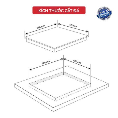 Bếp ba điện từ Saiko SK-6700