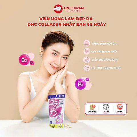Viên Uống DHC Collagen 360 Viên Nhật Bản – Bổ Sung 2050mg Collagen Peptide, Hỗ Trợ Da Mịn Màng, Đàn Hồi, Tươi Trẻ