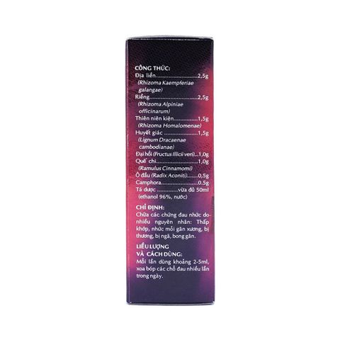 Xịt Xoa Bóp OPC Hỗ Trợ Giảm Đau Ngoài Da Đau Lưng, Bong Gân, Chấn Thương Chai 50ml