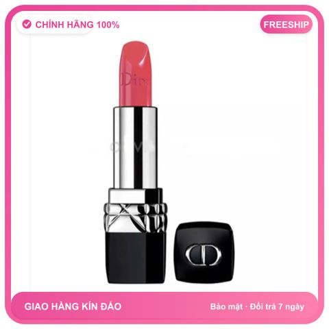 (Chính Hãng) [ tester ] Set 4 Son Dior Rouge Màu Trà Sữa, Hồng Đất, Đỏ Tươi, Hồng San Hô Cao Cấp