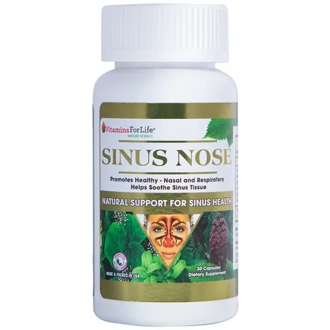Sinus Nose Vitamins For Life 30 Viên – Hỗ trợ giảm hắt hơi, sổ mũi, cải thiện viêm xoang