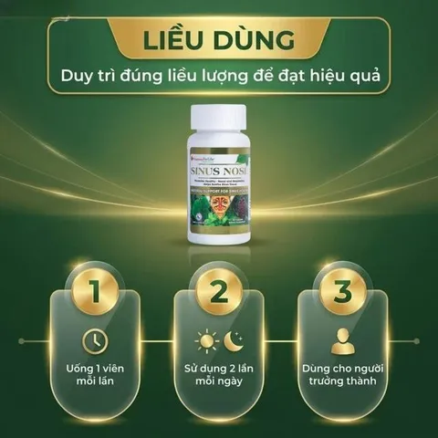 Sinus Nose Vitamins For Life 30 Viên – Hỗ trợ giảm hắt hơi, sổ mũi, cải thiện viêm xoang