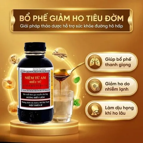 Siro giảm ho Niệm Từ Am Hiếu Tử Xuyên Bồi Tỳ Bà Cao (300ml)