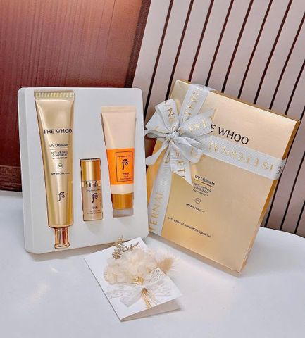 SET KCN WHOO VÀNG 75ml - Bichup 8ML -SRM Whoo vàng 40ML