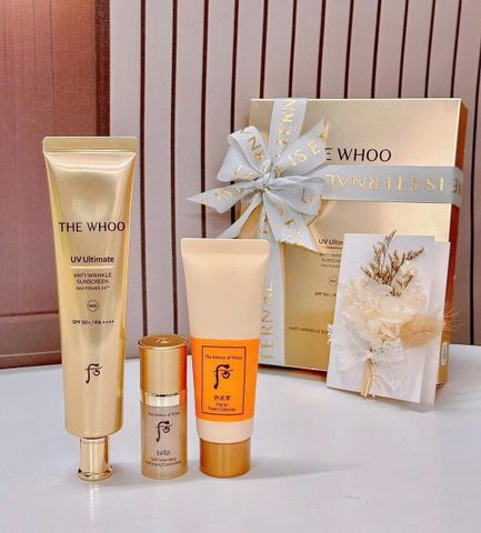SET KCN WHOO VÀNG 75ml - Bichup 8ML -SRM Whoo vàng 40ML