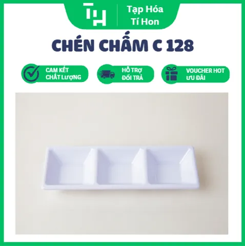 CHÉN CHẤM C 128 Màu Trắng (TH621)