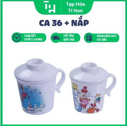 Ca 36 + Nắp (Hoa văn ngẫu nhiên) (TH622)