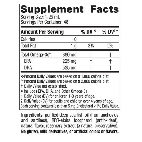 (Mỹ) Nordic Naturals Children's DHA Xtra 60ml Chính Hãng DHA Hàm Lượng Cao Cho Trẻ Hỗ Trợ Phát Triển Não Bộ, Ngôn Ngữ, Thị Lực