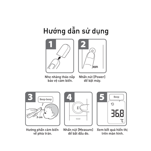 Nhiệt kế điện tử đo trán OMRON MC-F300