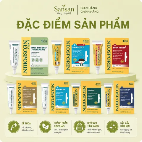 Kem Neo.sporin tuýp 14.2g & 28.3g Mỹ