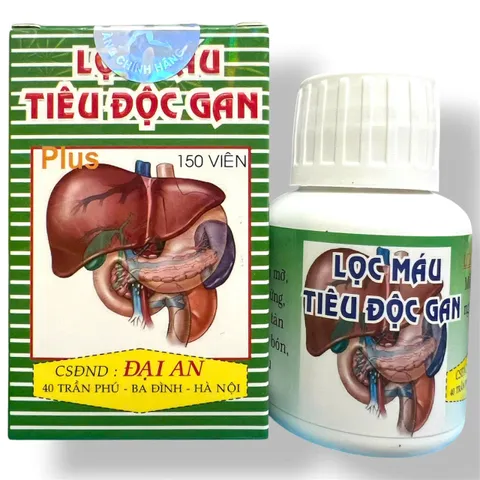 Viên uống Lọc Máu Tiêu Độc Gan hỗ trợ các vấn đề viêm gan, gan nhiễm mỡ, men gan cao - Hộp 150 viên - Xuất xứ Việt Nam - Mã số 2148