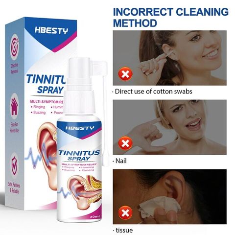 Chai xịt Hbesty hỗ trợ viêm tai, đau tai, chảy mủ, chảy dịch, ngứa tai, ù tai, nấm tai, nghe kém xuất xứ Singapore - Mã số 1106
