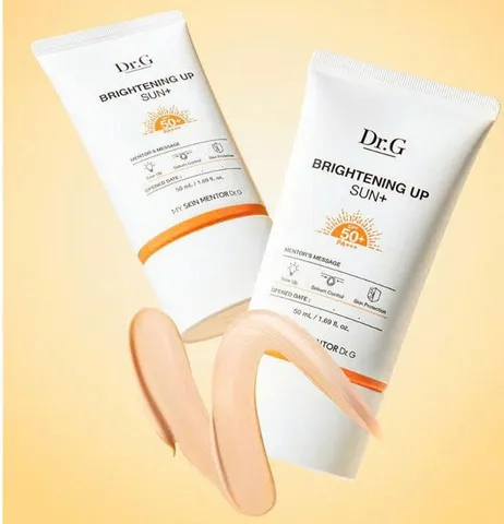 KEM CHỐNG NẮNG SÁNG DA DR.G BRIGHTENING UP SUN SPF50+ PA+++ 50ML chân ái da dầu – da hỗn hợp – da nhạy cảm