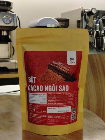 Bột Cacao Nguyên Chất Deva 500g - Hương Vị Đắng Đặc Trưng, Phù Hợp Cho Keto, Pha Chế Socola Nóng, Thực Phẩm Ăn Kiêng