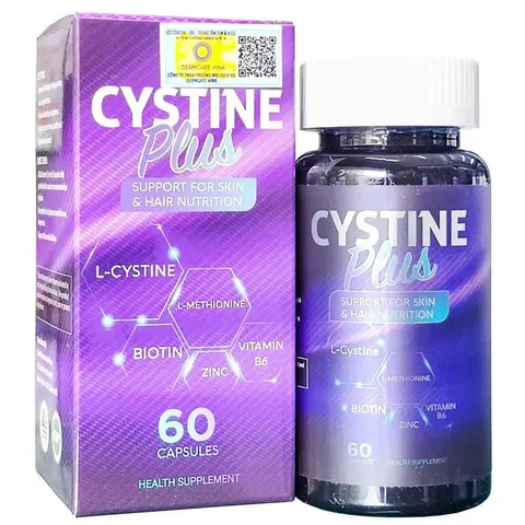Viên Uống Cystine Plus 60 Viên Hỗ Trợ Ngăn Ngừa Rụng Tóc và Đẹp Da [hàng nhập khẩu]