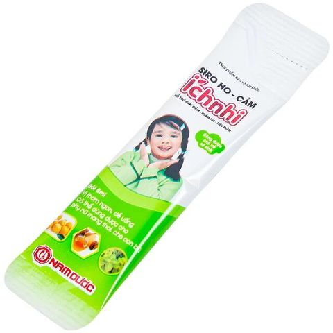 Siro hỗ trợ giảm ho tiêu đờm Ích Nhi Nam Dược (30 gói x 5ml)