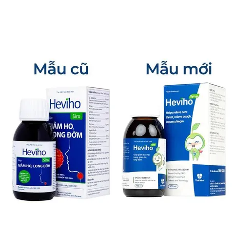 Siro giảm ho long đờm Heviho Thái Minh (100ml)