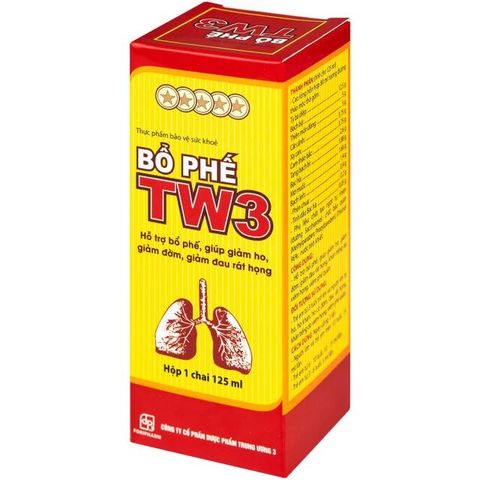 Siro Bổ Phế giảm ho rát họng TW3 (125ml)