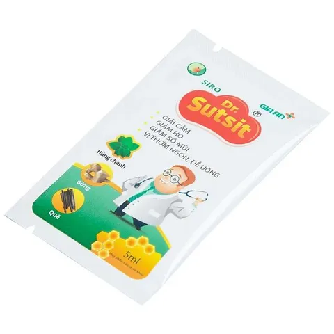 Siro hỗ trợ giải cảm Dr.Sutsit Gia An (30 gói)