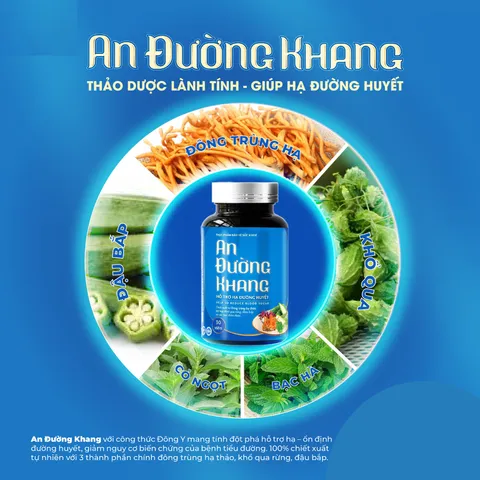 Viên Uống hô trợ hạ đường huyết AN ĐƯỜNG KHANG