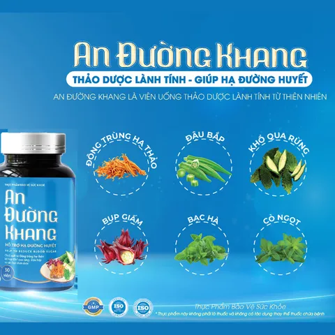 Viên Uống hô trợ hạ đường huyết AN ĐƯỜNG KHANG