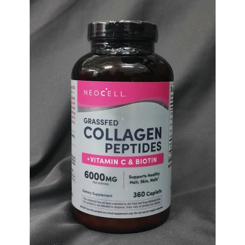  Viên uống NeoCell Grassfed Collagen Peptides + Vitamin C & Biotin (360 viên).