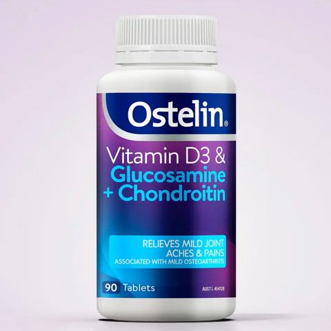 Viên uống Ostelin |90 viên| phối hợp cùng Glucosamine tạo thành bộ 3 nuôi dưỡng/tái tạo mô sụn khớp & bảo vệ toàn diện hệ vận động [SP nội địa Úc không tem]