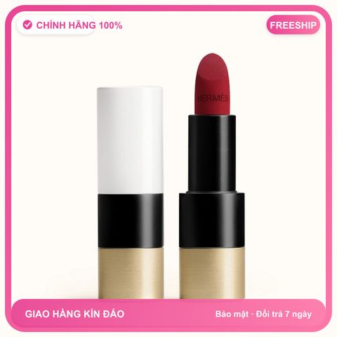 (Cao Cấp) Son Hermès 85 Rouge H Chính Hãng Đỏ Mận Quyến Rũ, Son, Độ Bám Màu Lâu, Phù Hợp Mọi Tình Huống Cao Cấp