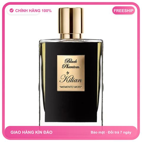 (Bản Mới) Combo Nước Hoa Kilian Black Phantom Memento Mori EDP 50ml + Son Hermès Rouge Mat 64 Casaque Chính Hãng Bộ Đôi Làm Đẹp Hấp Dẫn Mẫu Mới