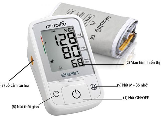 Máy đo huyết áp bắp tay Microlife BP A2 BASIC