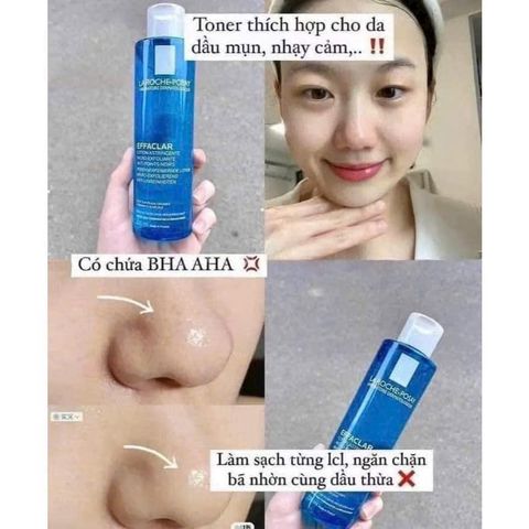 Nước Cân Bằng Cho Da Dầu Posay Effaclar Lotion Astringente 200ml