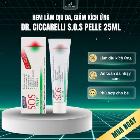 Kem Làm Dịu Da, Giảm Kích Ứng, An Toàn Cho Bé & Da Nhạy Cảm – Dr. Ciccarelli S.O.S Pelle 25ml 794639