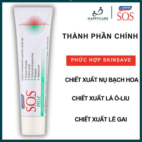 Kem Làm Dịu Da, Giảm Kích Ứng, An Toàn Cho Bé & Da Nhạy Cảm – Dr. Ciccarelli S.O.S Pelle 25ml 794639