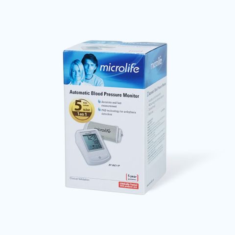 Máy Đo Huyết Áp Bắp Tay Microlife BP 3NZ1-1P Chính Hãng Thụy Sĩ Đo Huyết Áp Nhịp Tim