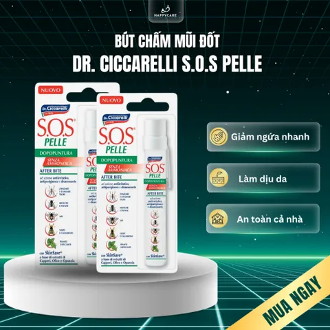 Bút Chấm Muỗi Đốt S.O.S Pelle Giảm Ngứa, Dịu Da Cho Cả Nhà - Dr. Ciccarelli 794652