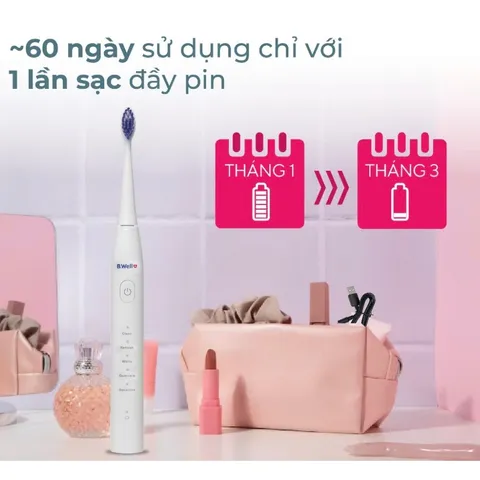 Bàn Chải Điện B.Well Swiss PRO-850 – 5 Chế Độ Làm Sạch, Sạc 1 Lần Dùng 2 Tháng - BẢO HÀNH 2 NĂM 794655