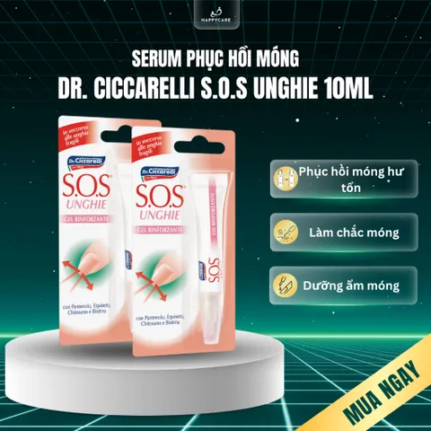 Serum Phục Hồi Móng Hư Tổn, Móng Yếu, Dưỡng Ẩm & Làm Chắc Móng Dr. Ciccarelli S.O.S UNGHIE 10ml 794659