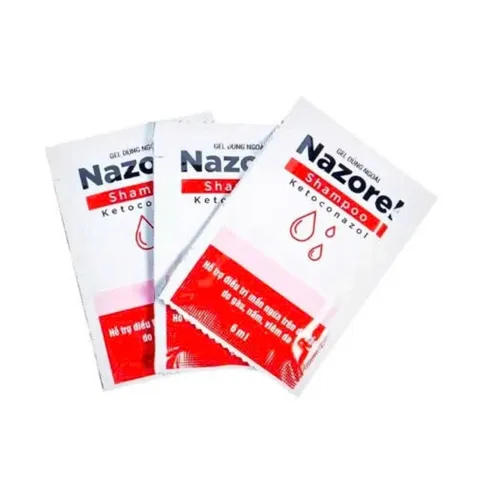 Dầu Gội NAZOREL Hỗ Trợ Giảm Gàu Dạng Hộp (50gói x 6ml) 794657