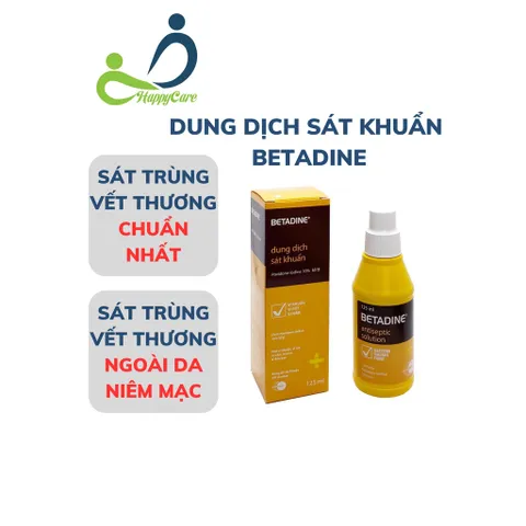 Dung Dịch Sát Khuẩn Betadine 125ml – Làm Sạch Da, Hỗ Trợ Vệ Sinh Vết Thương 794674