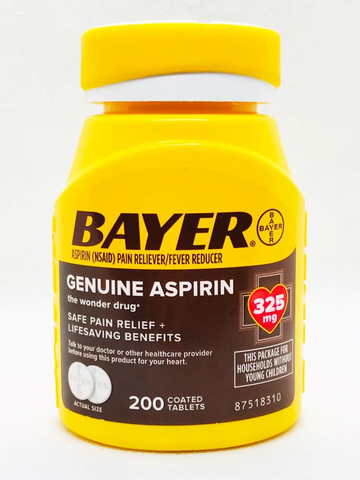 Viên giảm đau Bayer Genuine Aspirin The Wonder Drug 325mg 200V