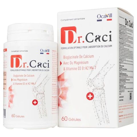 Viên uống giúp xương và răng chắc khỏe, giảm nguy cơ loãng xương Dr. Caci Ocavill (60 viên)
