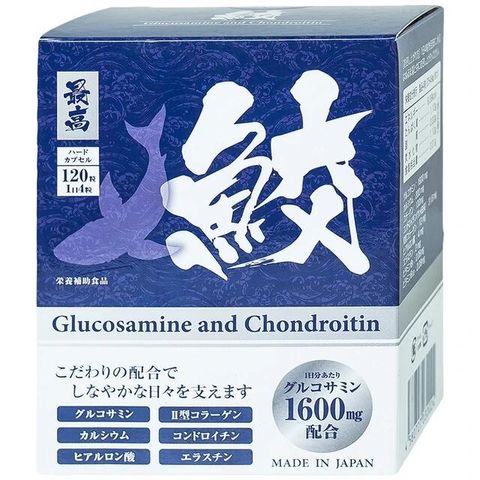 Viên uống giúp giảm đau khớp, khô khớp, bổ sung chất nhờn dịch khớp Glucosamine And Chondroitinn Jpanwell (120 viên)