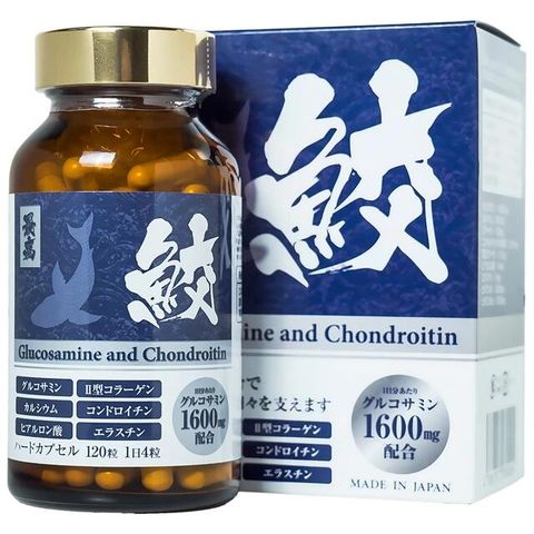 Viên uống giúp giảm đau khớp, khô khớp, bổ sung chất nhờn dịch khớp Glucosamine And Chondroitinn Jpanwell (120 viên)