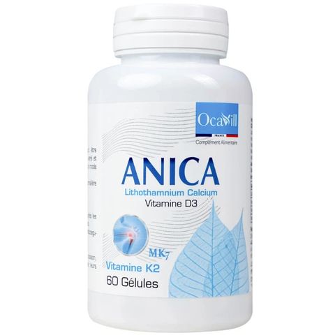 Viên uống bổ sung Canxi và Vitamin D3, K2, giúp xương răng chắc khỏe Anica Ocavill (60 viên)