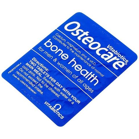 Viên bổ sung canxi khoáng chất chắc xương khoẻ khớp Vitabiotics Osteocare (2 vỉ x 15 viên)