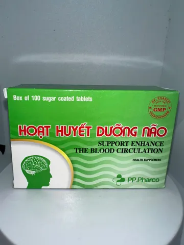 HOẠT HUYẾT DƯỠNG NÃO Phong Phú Hộp 100 viên