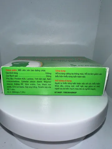 HOẠT HUYẾT DƯỠNG NÃO Phong Phú Hộp 100 viên