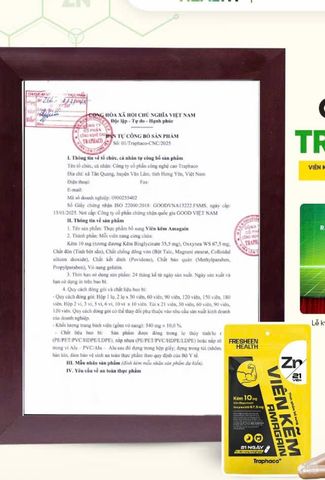 combo 2 túi kẽm AMAGAIN dùng được 2 tháng - tốt cho sức khỏe nam giới (chuẩn xịn, date mới)