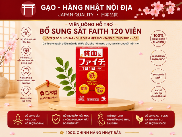 Viên uống bổ máu Kobayashi 60 ngày 120 viên