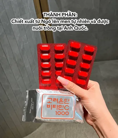  Viên uống Vitamin C 1000mg Korea Eundan Hàn Quốc 120 viên
